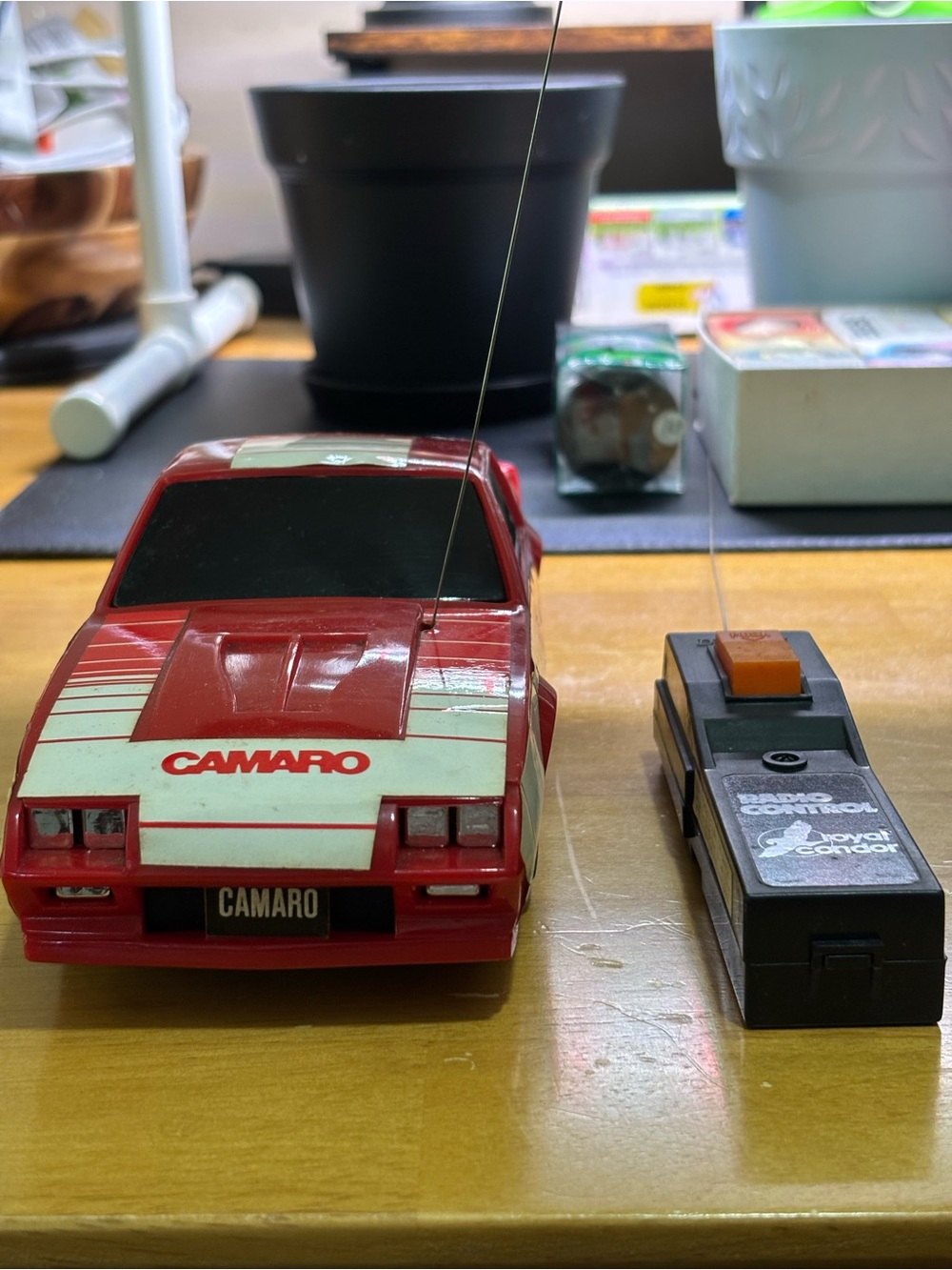 1981 CAMARO original Remote Control Car - Red and White